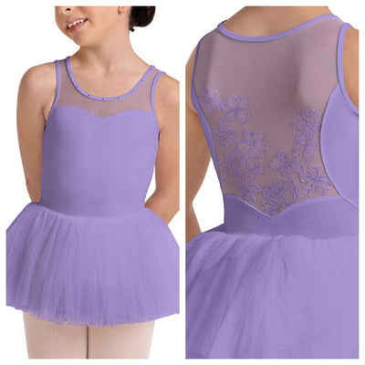 Bloch - Sweetheart Front Tutu Leotard - Child (CL50004) - Lilac