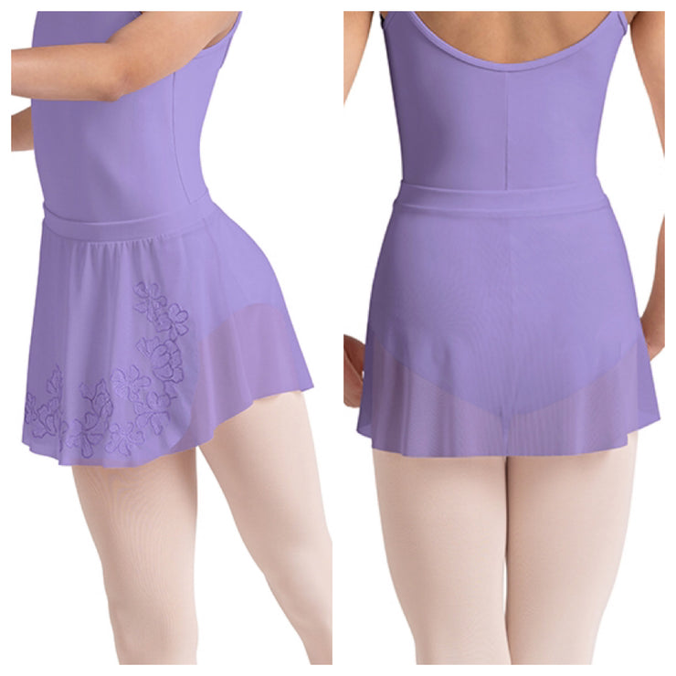 Bloch - Embroidered Pull On Skirt - Child (CR10002) - Lilac