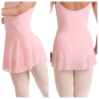 Bloch - Embroidered Pull On Skirt - Child (CR10002) - Candy Pink