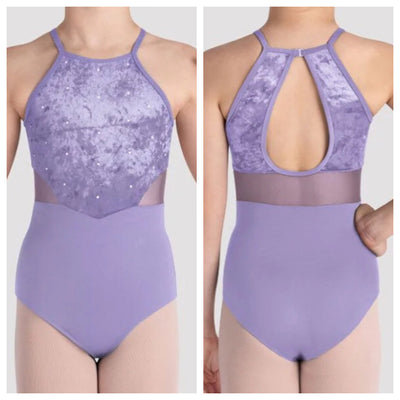 Bloch - Rosie Halterneck Leotard - Child (CL5665) - Lilac