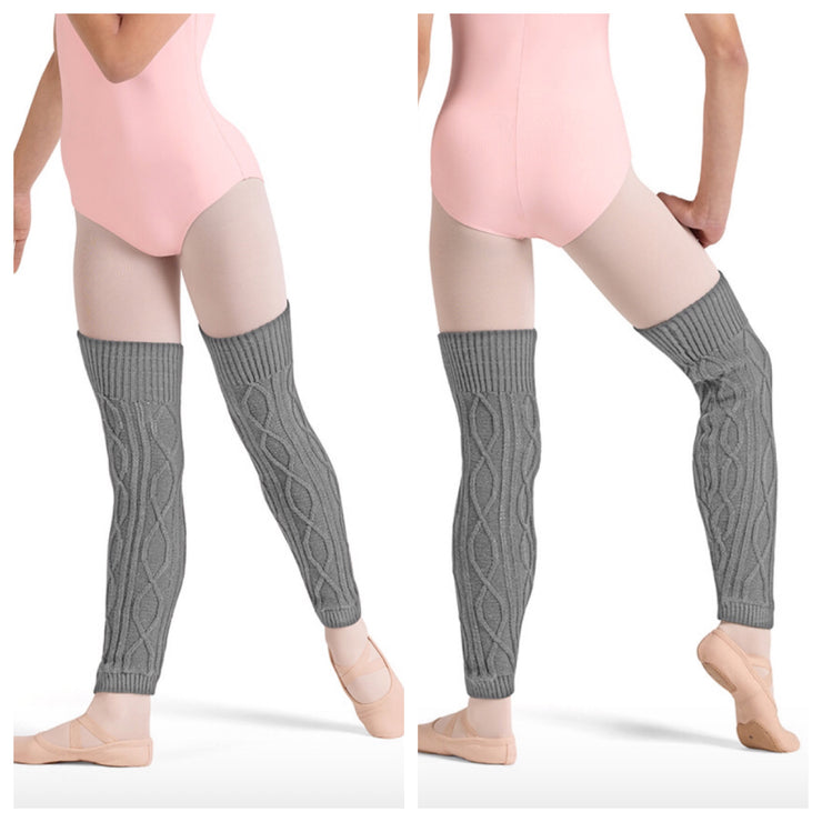 Bloch -Alba Girls Leg Warmer - Child (CW11001) - Grey Marle