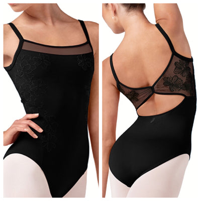 Bloch - Embroidered Camisole Leotard - Adult (L70002) - Black