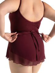 Capezio - Studio Collection Wrap Skirt - Adult (SE1057W) - Burgundy