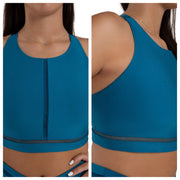 Capezio - Coastal Bloom Oceanic Bra - Adult (12272W) - Turkish Tile