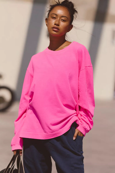 Free People Movement - Hustle Layer - Adult (OB2132794-6203) - Fuchsia Flirt