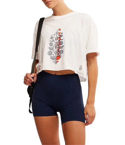 Free People - Inspire Tee Logo - Adult (OB2168470-1027) - White Combo