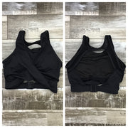 Danz N Motion - Twist Front Mesh Top - Adult (19300A) - Black - Final Sale