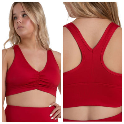 Capezio - Studio Collection Racerback Bra Top - Child/Adult (SE2003C/SE2003W) - Scarlet