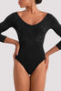 Mirella - Adagio 3/4 Sleeve Leotard - Adult (M60003LM) - Black