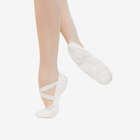 So Danca - Super Pro Leather Split Sole Ballet Shoe - Adult (SD110L) - White