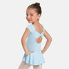 So Danca - Children's Christabel Cap Sleeve Leotard Dress - Child (SL122) - Light Blue