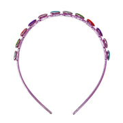 Pink Poppy - Rainbow Gem Headband (HB148) - Purple