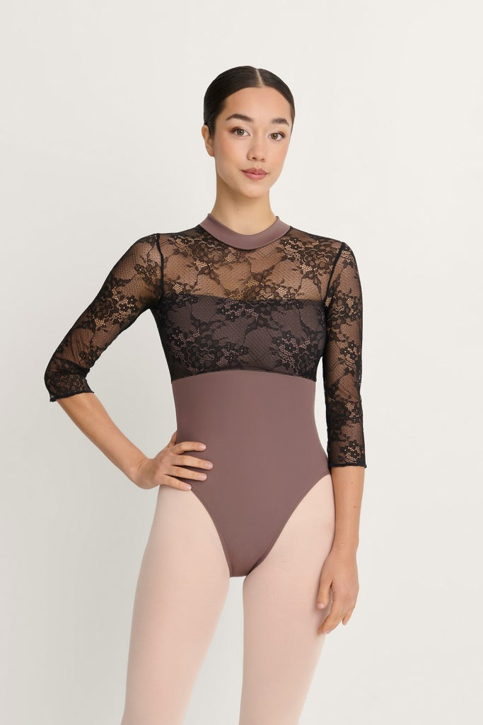 Intermezzo - Lace Leotard Hope - Adult (31729-052) - Mink