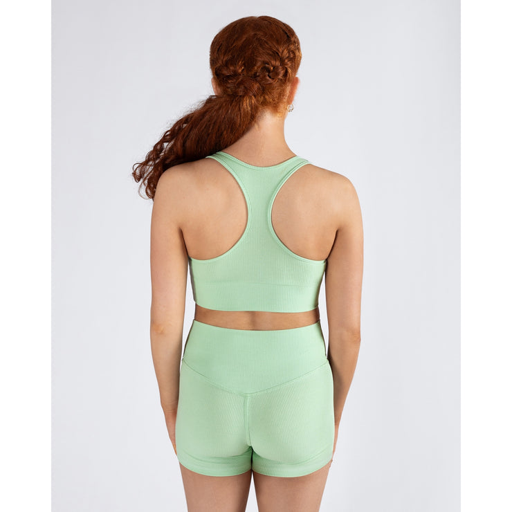 *Energetiks - Eve Rib Crop - Adult (IC142RIB-GAP) - Green Apple