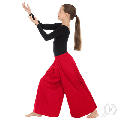 Eurotard - Youth Palazzo Pants - Child (13696C) - Red (GSO)