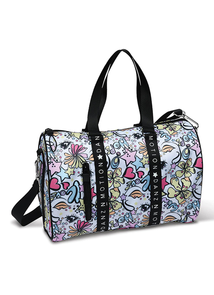 Danz N Motion - Stars and Flowers Duffel (B23503) - Multi Colored (GSO)