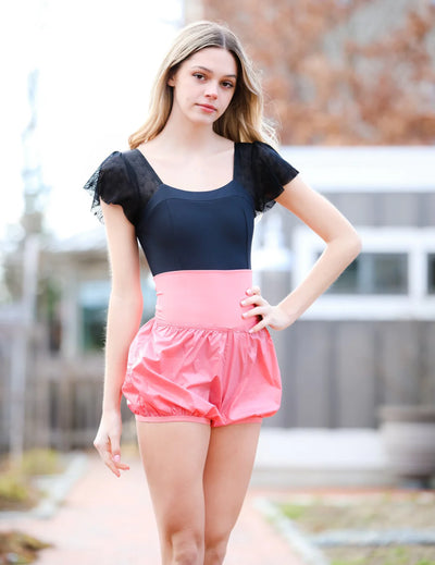 Chic Ballet Dancewear Co. - The Bethany Trash Short - Child/Adult (CHIC302-COR) - Coral - FINAL SALE