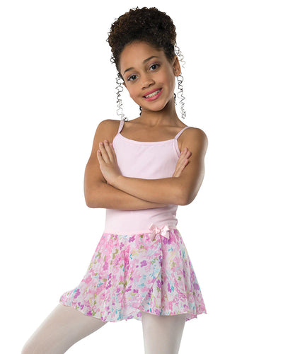 Danz N Motion - Pastel Flowers Skirt - Child (2605C) - Pink