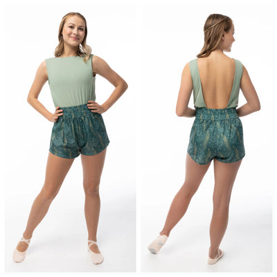 Suffolk - Spring Square Back Short Romper - Adult (6011A) - Sage (GSO)