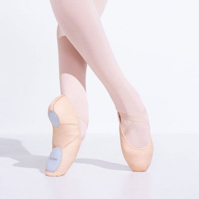 Capezio - Leather Split-Sole Juliet Ballet Shoes - Adult (2027/2027A) - Light Pink FINAL SALE