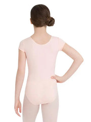 Capezio - Basic Short Sleeve Leotard - Child (TB132C) - Ballet Pink