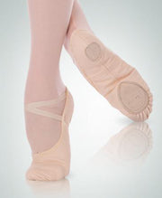 Body Wrappers - Split Sole totalSTRETCH Canvas Ballet Shoes - Adult (246A) - Peach (GSO)