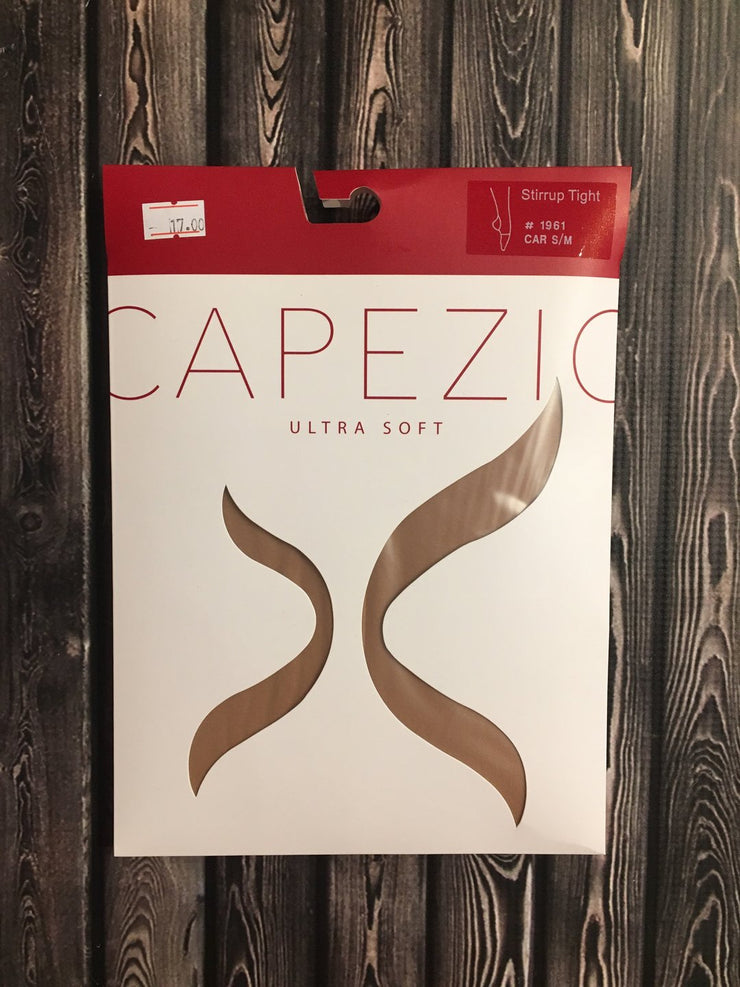 Capezio - Self Knit Waist Stirrup Tights (1961X, 1961C, 1961) - Carame –  Carolina Dancewear