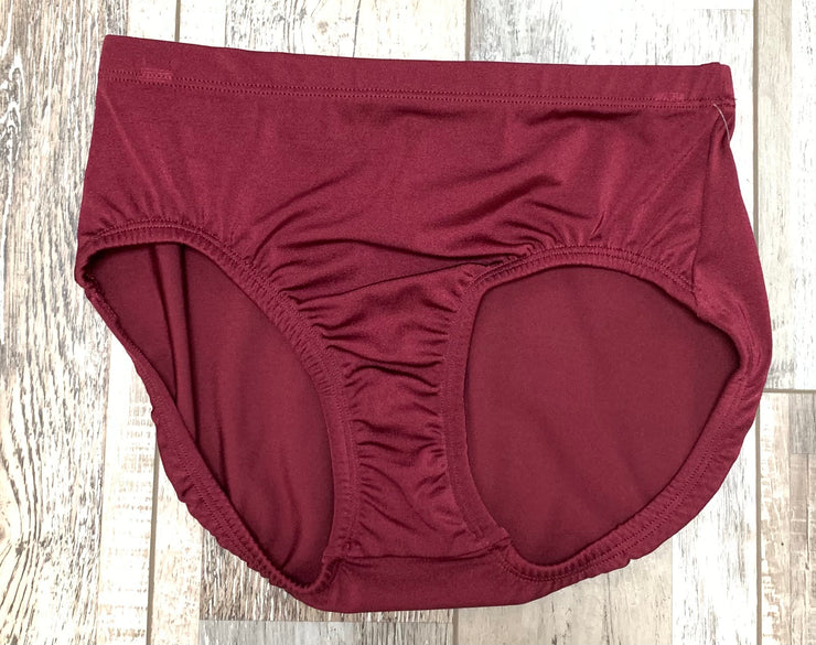 Body Wrappers - Brief - Adult (P1015) - Burgundy (EDNC) FINAL SALE