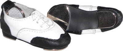 Pillows for Pointe - Mini Spectator Tap Shoe (MST) - Black & White (GSO)