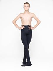 Body Wrappers - Boys Convertible Dance Tight - Child (B90) - Black (GSO)
