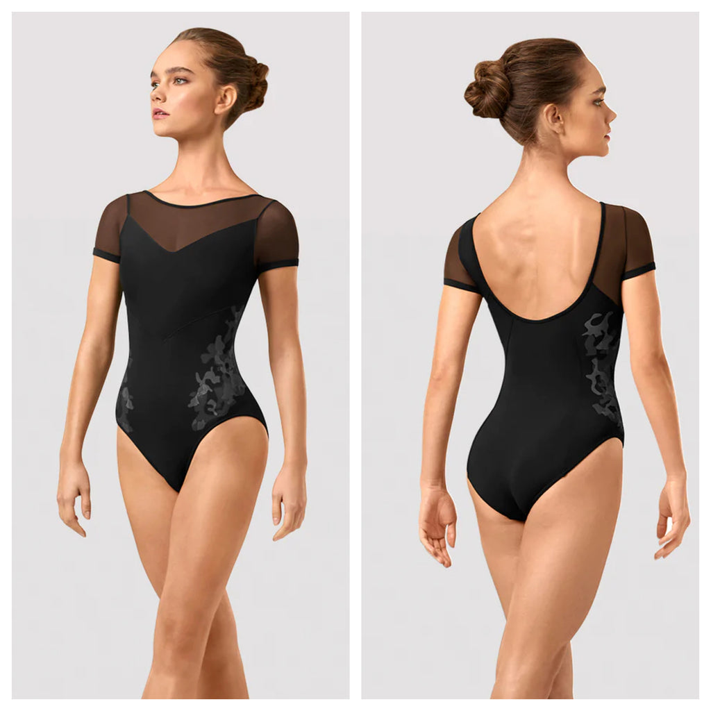 Bloch - Boat Neck Camo Cap Sleeve Leotard - Adult (L4312) - Black –  Carolina Dancewear