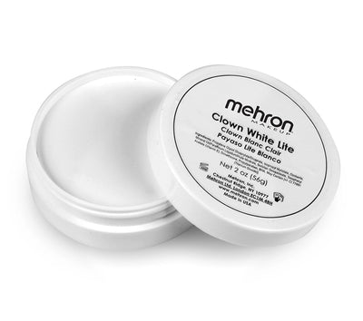 Mehron - Clown White Lite - 2oz (131) - White (GSO)