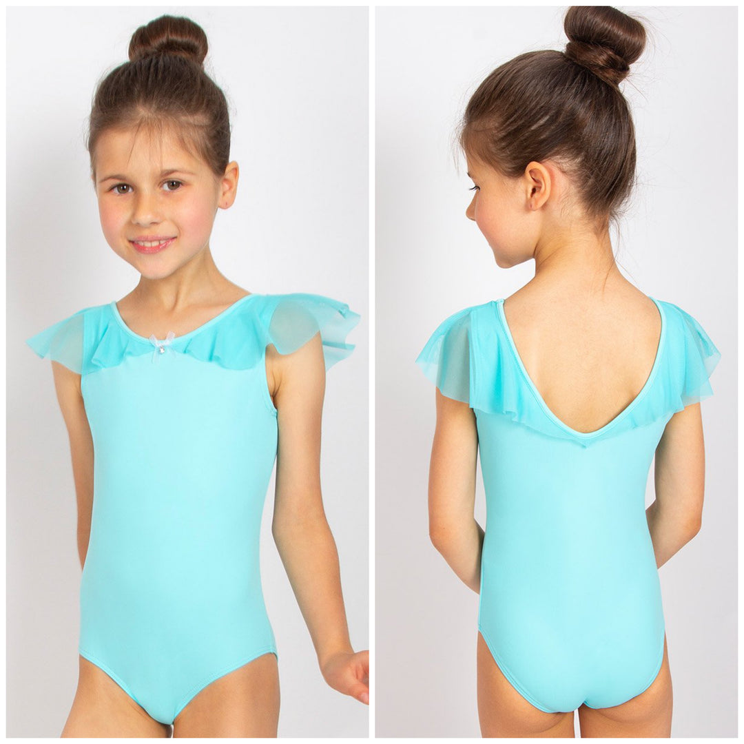 Nikolay - Belle Tank-style Leotard with Shoulder Overlay