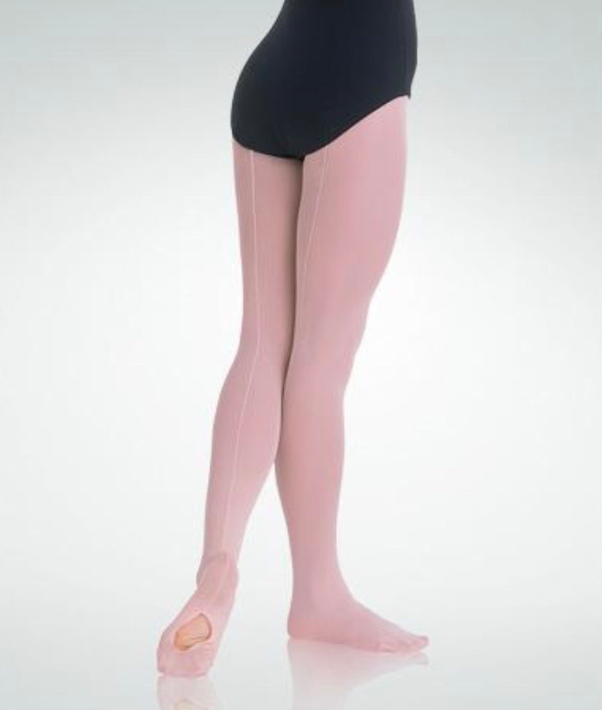 Body Wrappers - TotalSTRETCH Covertible Tights with Backseam