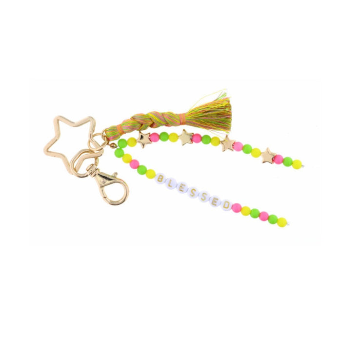 Jane Marie - Beaded Key Ring - Multicolor (GSO)