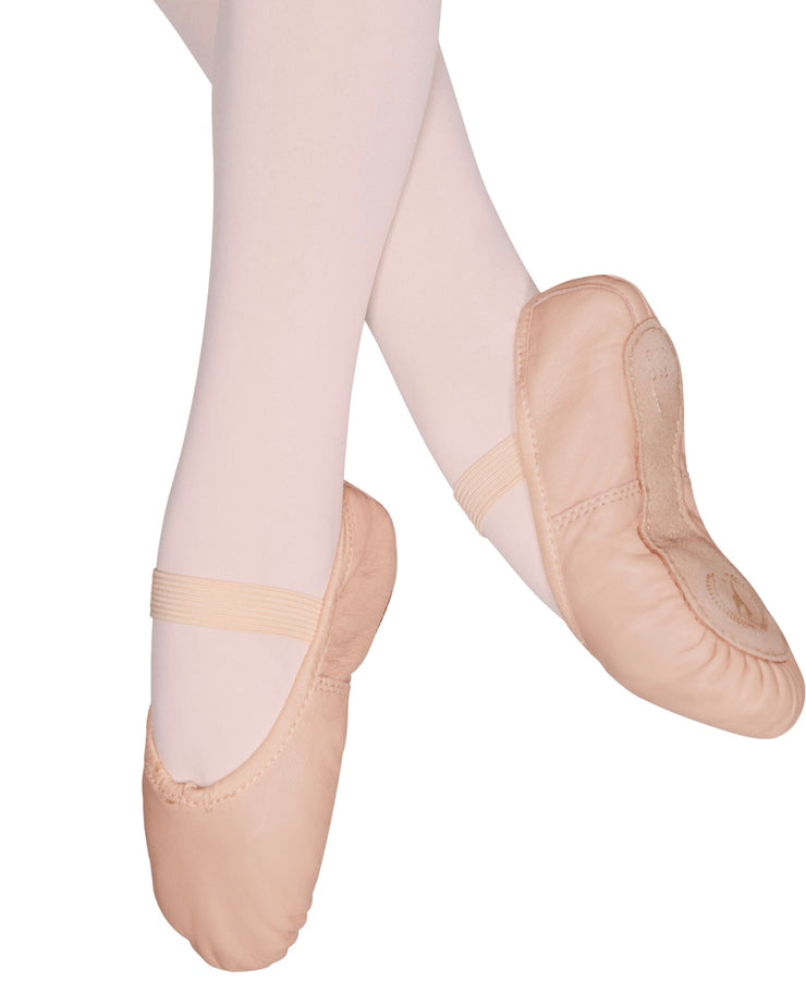 Eurotard - Tendu Leather Ballet Shoe - Child/Adult (A2001) - Pink (GSO)
