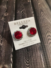Belleza Collection - Swarovski Crystals Pierced Earrings - 15mm (GSO)