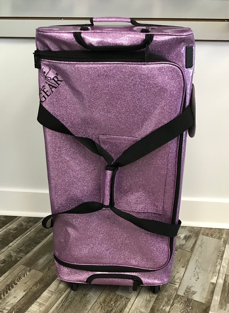 Glam'r Gear - Changing Station Travel Bag - LARGE VIOLET SPARKLE - SHIPPING INVOICED SEPARATELY (US SHIPPING ONLY)