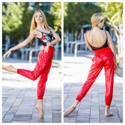 Chic Ballet Dancewear Co. - The Andrea Trash Pant (CHIC301-SCR) -  Scarlet - FINAL SALE