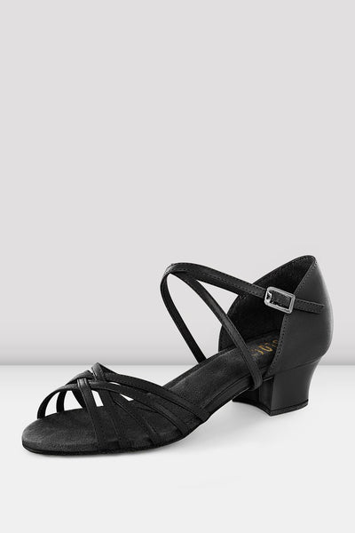 Bloch - Ladies Annabella Latin Practice Shoes 1.5” Heel - Adult (S0806L) - Black (GSO)