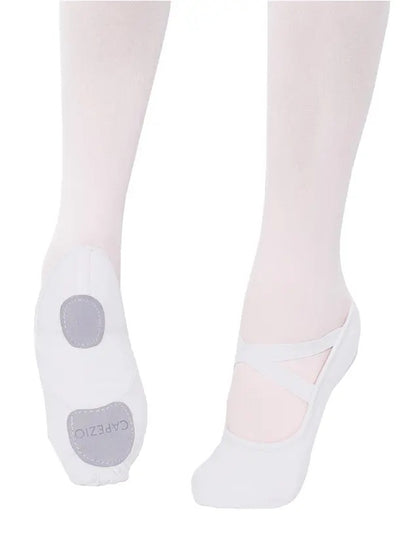 Capezio - Hanami Canvas Ballet Shoes - Adult (2037W) - White (GSO)
