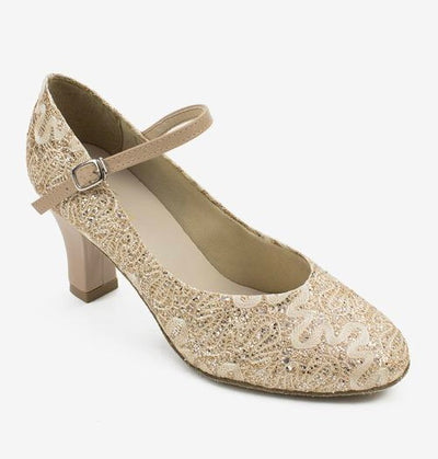 So Danca - Rosalina 2.5” Heel Ballroom Shoe - Adult (BL166) - Sparkle Gold (GSO)
