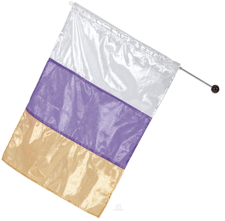 Eurotard - Metallic Tricolor Dance Flag (13FLM) - (GSO)