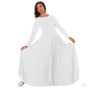 Eurotard - Simplicity Praise Dance Dress - Child/Adult (13524C/13524) - White (GSO)