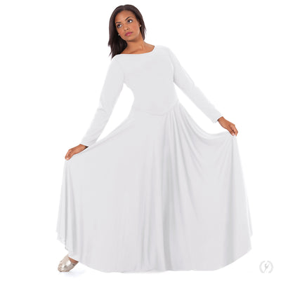 Eurotard - Simplicity Praise Dance Dress - Child/Adult (13524C/13524) - White