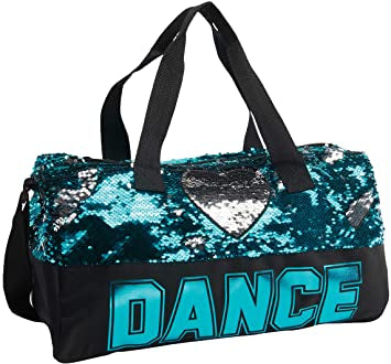 Danz N Motion - Sequin Dance Heart Bag (B842TRQ) - Turquiose (GSO)