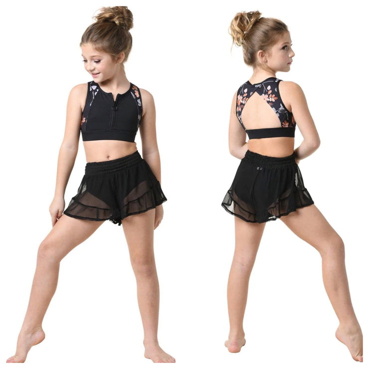 Danz N Motion  - Scuba Top Gold Blossom - Child/Adult (22309C/22309A) - Gold Blossom (GSO)