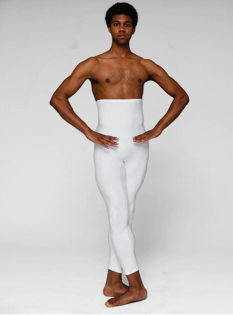 Body Wrappers - Men High Waist Footless Tight - (M205) - White