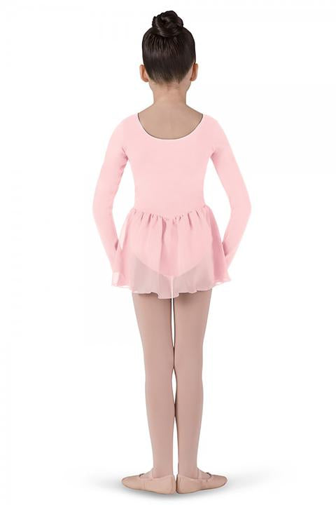Bloch - Girls Long Sleeve Skirted Leotard - Child (CL5309) - Light Pink (GSO)