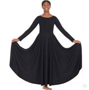 Eurotard - Simplicity Praise Dance Dress - Child/Adult (13524C/13524) - Black